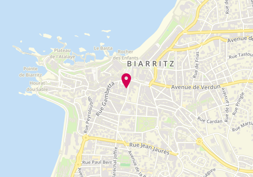 Plan de Ragazzi Da Peppone, 10 avenue Victor Hugo, 64200 Biarritz