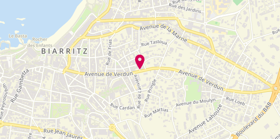 Plan de Biarritz Pizza, 65 avenue de Verdun, 64200 Biarritz