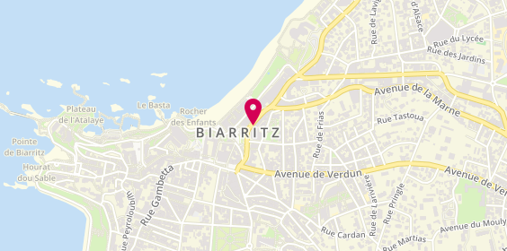 Plan de La Pizzeria Trattoria des Arceaux, 20 avenue Edouard Vii, 64200 Biarritz