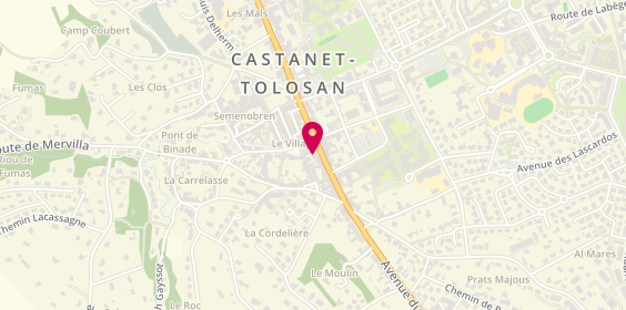 Plan de Tradition Pizza, 10 avenue du Lauragais, 31320 Castanet-Tolosan