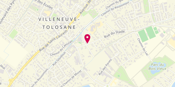 Plan de Stadium Cuisines du Monde, 1 Rue du Stade, 31270 Villeneuve-Tolosane