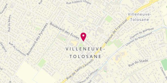 Plan de Comptoir Libanais, 1 Boulevard des Écoles, 31270 Villeneuve-Tolosane