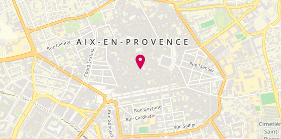Plan de La Pizza, 3 Rue Aude, 13100 Aix-en-Provence