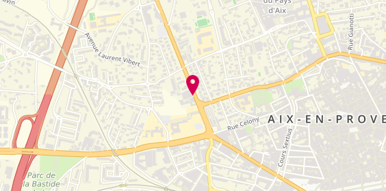 Plan de Pizza Chez Kikou, 10 Avenue Marechal Lattre de Tassigny, 13090 Aix-en-Provence