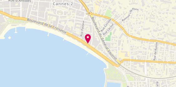 Plan de Le Vesuvio, 68 Boulevard de la Croisette, 06400 Cannes