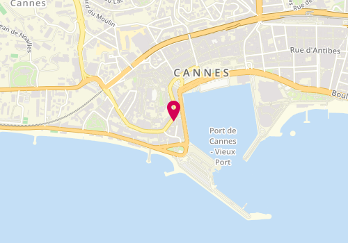 Plan de Pizzeria Reynaldo, 4 Rue de la Rampe, 06400 Cannes
