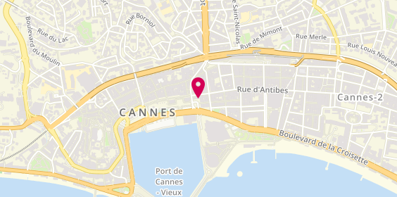 Plan de Caffè Agnelli, 5 place du Général de Gaulle, 06400 Cannes
