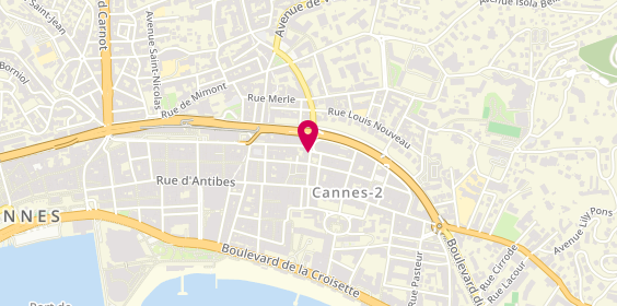 Plan de Pizzeria Papa Nino, 15 Boulevard de la République, 06400 Cannes