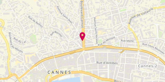 Plan de Mister Pizza Cannes Carnot, 7 Boulevard Carnot, 06400 Cannes