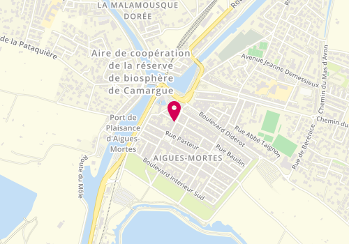 Plan de Restaurant Chez Coco, 19 grande Rue Jean Jaurès, 30220 Aigues-Mortes