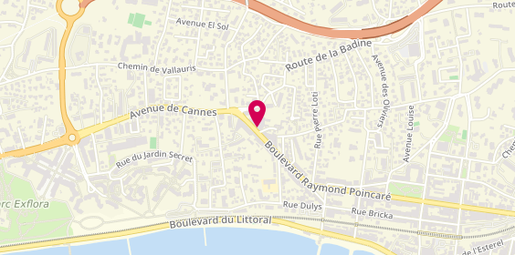 Plan de H Tag # Pizza, 150 Boulevard Raymond Poincaré, 06160 Antibes