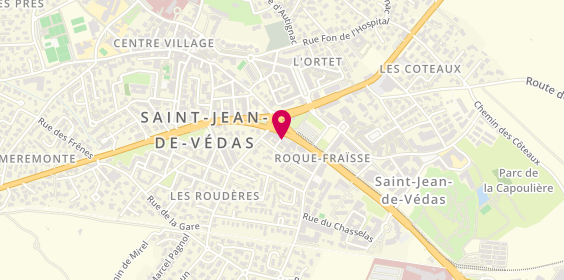 Plan de Ved'as Pizza, Quartier Roque Fraisse
Pl. Clara d'Anduze, 34430 Saint-Jean-de-Védas