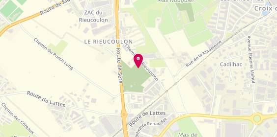 Plan de La Casa Pizza Grill, Zone Aménagement Deves de la Condamine 28 Route Sète, 34430 Saint-Jean-de-Védas