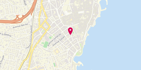 Plan de Le Lisbonne, 14 avenue Maréchal Reille, 06600 Antibes