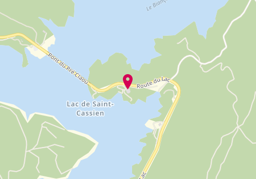 Plan de Restaurant le Lac, Cantorrayne Lac de Saint Cassien, 83440 Tanneron
