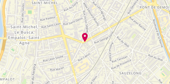 Plan de Pizza Bonici, 6 avenue Crampel, 31400 Toulouse