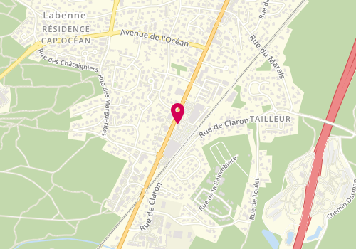 Plan de Station 810, 34 avenue Charles de Gaulle, 40530 Labenne