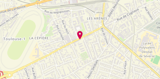 Plan de L'Arene Royale, 378 Route de Saint-Simon, 31100 Toulouse