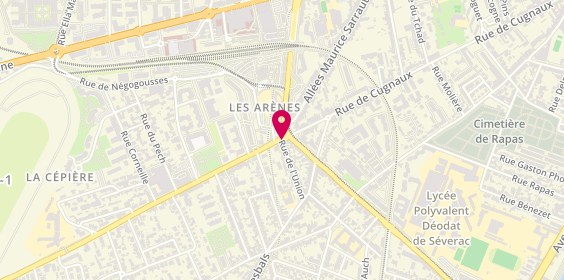 Plan de Pizza Felix, 418 Route de Saint-Simon, 31300 Toulouse