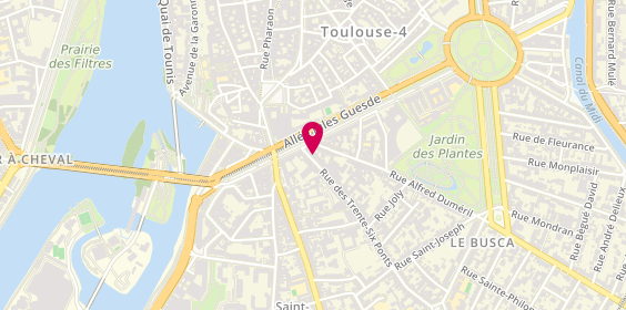 Plan de Pizza Luce, 7 Rue des Trente 6 Ponts, 31400 Toulouse