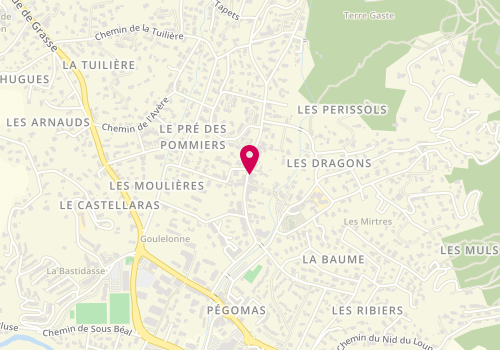 Plan de Le Bistrot Provencal, 474 Boulevard de la Mourachonne, 06580 Pégomas