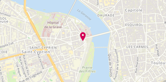 Plan de 450° par pizzeria d'Alexis, 6 place Laganne, 31300 Toulouse