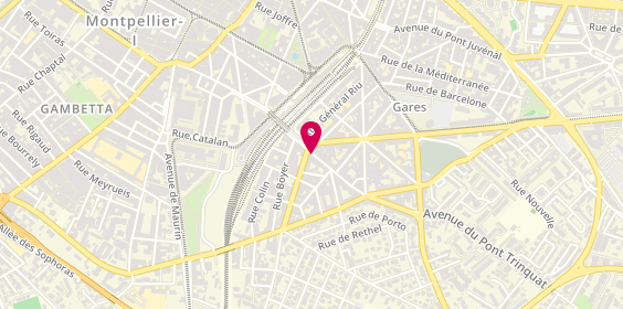 Plan de Montpell'pizz, 13 Rue Frederic Bazille, 34000 Montpellier
