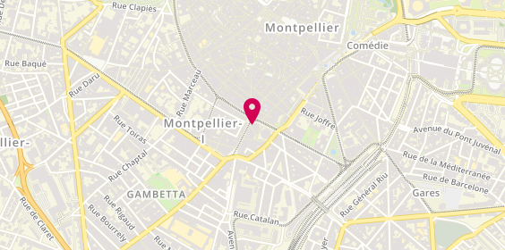Plan de La Trattoria, 5 Rue de l'Ancienne Poste, 34000 Montpellier