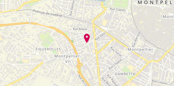 Plan de Le Repalatin, 42 Rue du Faubourg Figuerolles, 34070 Montpellier