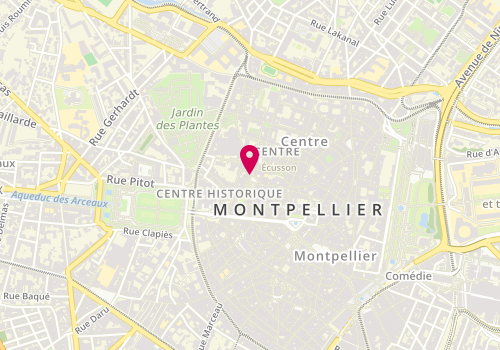 Plan de Pizzéria Don Péppino, 13 Rue Sainte-Croix, 34000 Montpellier