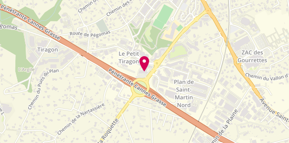 Plan de Le Duplex, 600 Route de la Roquette, 06370 Mouans-Sartoux