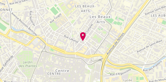 Plan de Chez Vincent, 23 Place Emile Combes
Rue Proudhon, 34090 Montpellier
