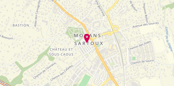 Plan de L'Oustaou de mouans, 15 Bis Rue Pasteur, 06370 Mouans-Sartoux