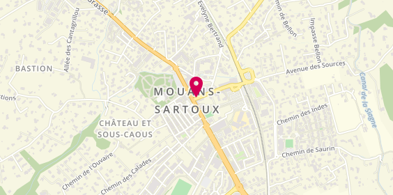 Plan de Pizzeria la Mouansoise, 3 avenue Marcel Journet, 06370 Mouans-Sartoux