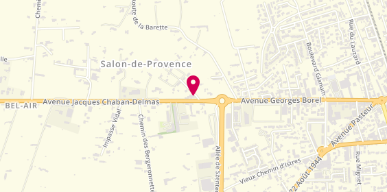 Plan de La Casa Stifler, 110 Avenue Jacques Chabans-Delmas
1 impasse de la Figuière, 13300 Salon-de-Provence