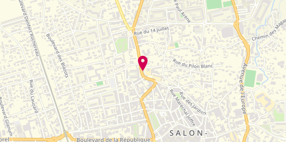Plan de Papize - Pizza à emporter, 126 Boulevard Ledru Rollin, 13300 Salon-de-Provence