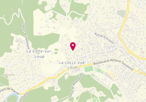Plan de Mister-Pizza B, 150 Rue de Lattre de Tassigny, 06480 La Colle-sur-Loup