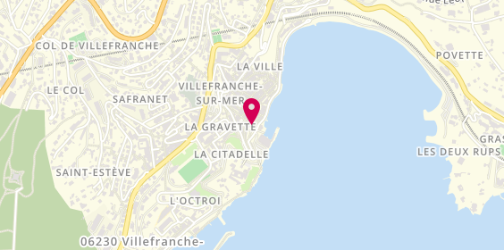Plan de Bar des Palmiers, 3 place Amélie Pollonais, 06230 Villefranche-sur-Mer
