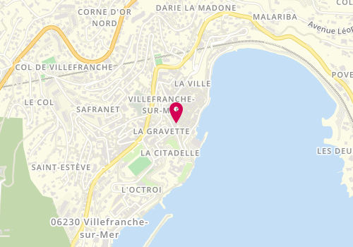 Plan de La Pizze, 4 place de la République, 06230 Villefranche-sur-Mer