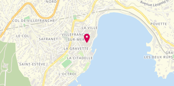 Plan de Restaurant la Tavola, 11 Rue du Poilu, 06230 Villefranche-sur-Mer