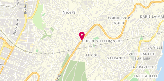Plan de Brasserie du Col, 90 corniche André de Joly, 06000 Nice