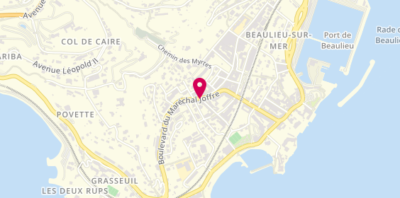 Plan de Les Vents d'Anges, 15 Boulevard du Maréchal Joffre, 06310 Beaulieu-sur-Mer