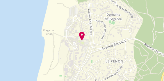 Plan de Le Fin Landais, 8 place Victor Gentille, 40510 Seignosse