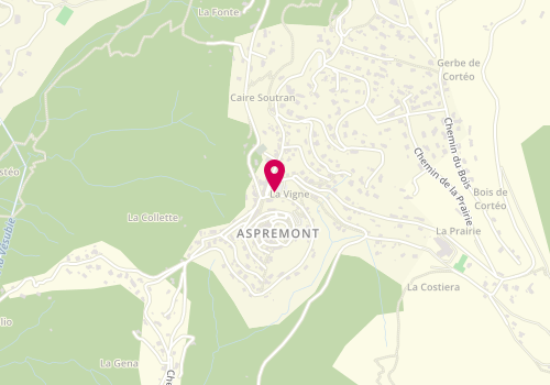 Plan de La Pizza d'Antho, 35 Route de Colomars, 06790 Aspremont