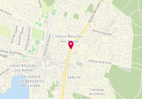 Plan de Pizza Gourmande, 6 Avenue des Pecheurs, 40480 Vieux-Boucau-les-Bains
