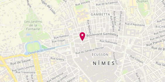 Plan de La Petite Fadette, 34 Rue du Grand Couvent, 30000 Nîmes
