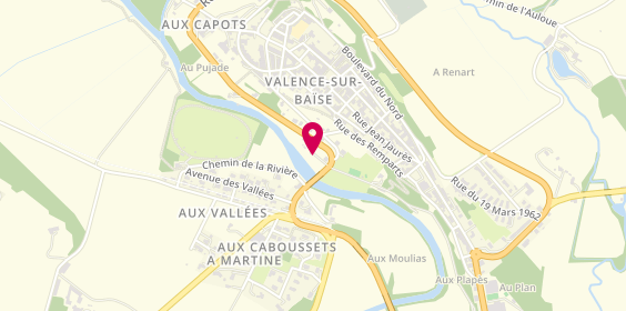 Plan de La Barge, 2 avenue Ernest Vila, 32310 Valence-sur-Baïse