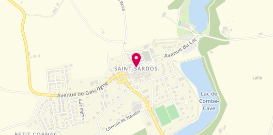 Plan de Pizzeria Saint Sardos, 2 Rue Pasteur Les Jardins de Sylvie, 82600 Saint-Sardos