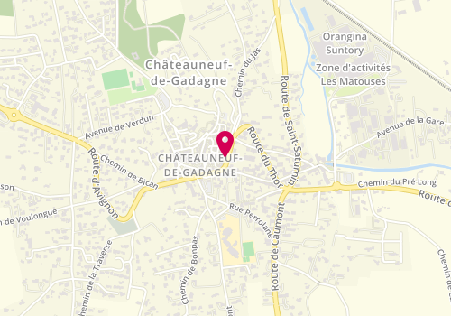 Plan de Le Four A Pizza, 151 Route du Thor, 84470 Châteauneuf-de-Gadagne