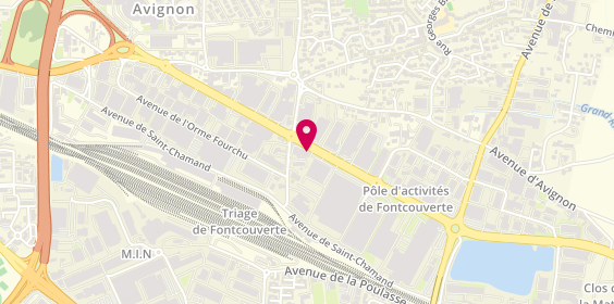 Plan de Pizza Eclair, 22 avenue Fontcouverte, 84000 Avignon